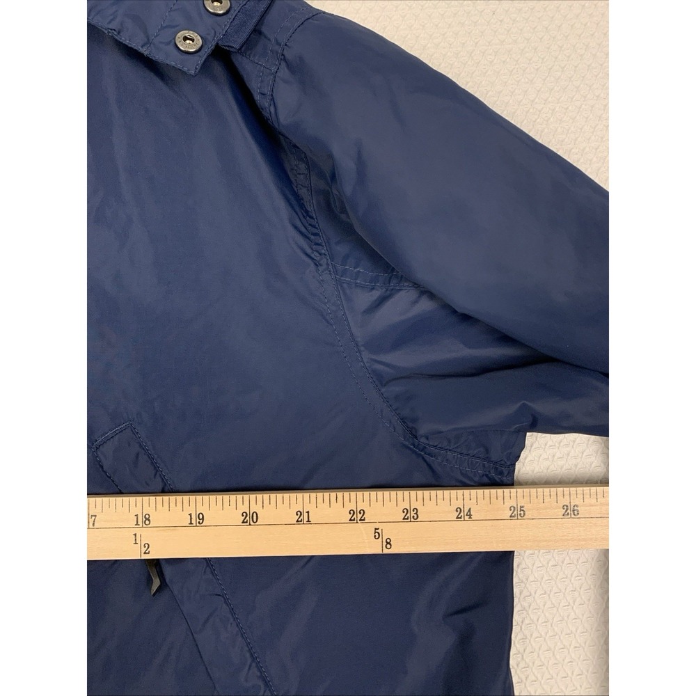 Lands End Squall Parka Jacket Mens Large L 42-44 Navy Blue Fleece Lined Hooded - Picture 14 of 16